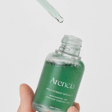 Осветляющая сыворотка с экстрактом иссопа и 10% ниацинамида Arencia Holy Hyssop Serum 12
