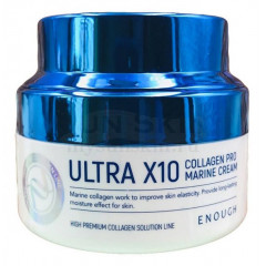 Крем для лица с коллагеном Enough Ultra X10 Collagen Pro Marine Cream 