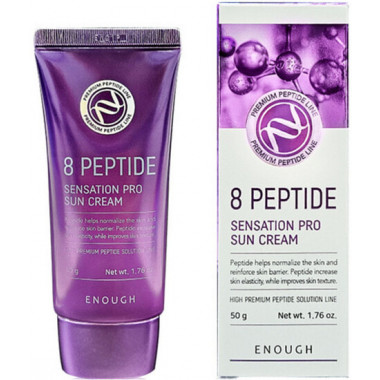 Солнцезащитный крем с пептидами Enough 8 Peptide Sensation Pro Sun Cream