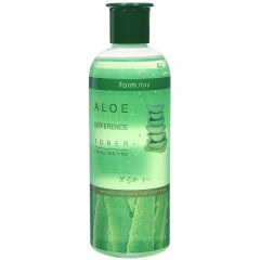 Тонер для лица с алоэ Farm Stay  Aloe visible difference fresh toner
