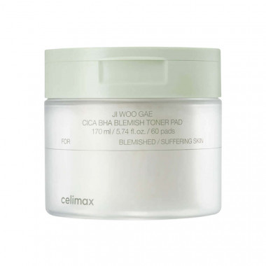 Тонер-пэды от воспалений Ji Woo Gae Cica BHA Blemish Toner Pad