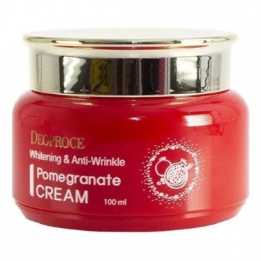 Отбеливающий крем с экстрактом граната Deoproce Whitening & Anti-Wrinkle Pomegranate Cream