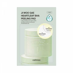 Отшелушивающие пэды с экстрактом хауттюйнии Celimax Ji Woo Gae Heartleaf BHA Peeling Pad