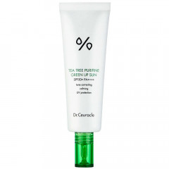 Солнцезащитный крем для проблемной кожи Dr.Ceuracle Tea Tree Purifine Green Up Sun SPF50+ PA++++ 