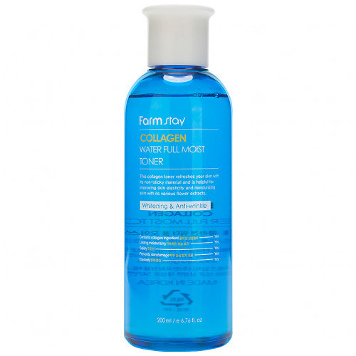 Тонер для лица увлажняющий с коллагеном FARMSTAY Collagen Water Full Moist Toner