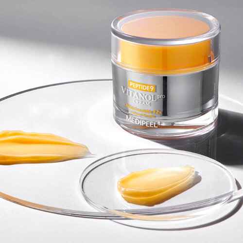 Лифтинг-крем с пептидами и 12% ниацинамида для ровного тона MEDIPEEL Peptide 9 Vitanol PRO Cream 