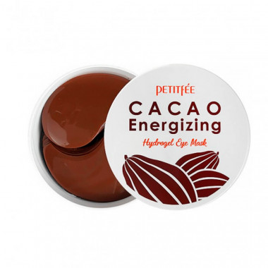 Тонизирующие гидрогелевые патчи с какао Petitfee Cacao Eye Patch