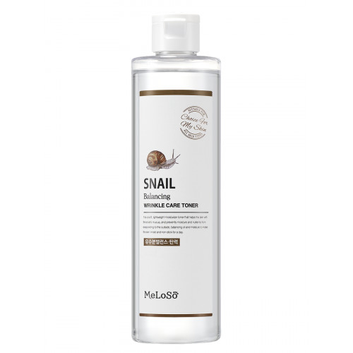 Восстанавливающий тонер для лица с муцином улитки Meloso Snail Balancing Toner 