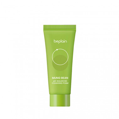 Балансирующая пенка для глубокого очищения beplain Mung Bean pH-Balanced Cleansing Foam 
