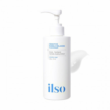 Пузырьковая пенка для умывания ILSO SENSITIVE BUBBLE RELAXING CLEANSER