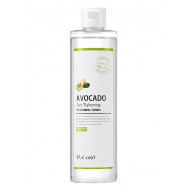 Тоник для сужения пор с экстрактом авокадо Meloso Avocado Pore Tightening Whitening Toner