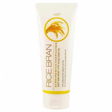 Пилинг-гель для лица с экстрактом рисовых отрубей Jigott  Premium Facial Rice Bran Peeling Gel