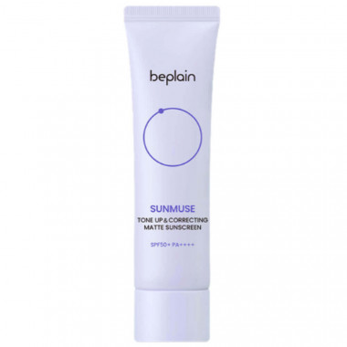 Тонирующий крем для лица SPF 50+ PA++++ BEPLAINSunmuse tone up & correcting sunscreen