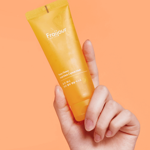 Осветляющая капсульная маска с юдзу Fraijour Yuzu Honey Anti-Mela Capsule Mask