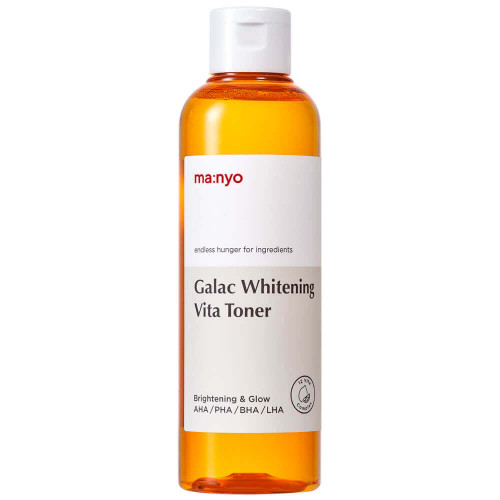 Мультивитаминный тонер для тусклой кожи Manyo Galac Whitening Vita Toner 