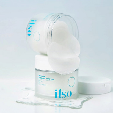 Очищающие пэды с морингой для лица ILSO MORINGA PURIFYING PORE PAD