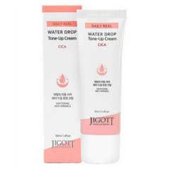 Крем для лица увлажняющий с центеллой азиатской Jigott  Daily Real Cica Water Drop Tone Up Cream