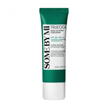 Солнцезащитный крем с комплексом центеллы Some By Mi Truecica Aqua Calming Sun Cream SPF50+ PA ++++