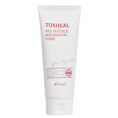 Отшелушивающая пенка с комплексом кислот Esthetic House Toxheal Red Glycolic AHA BHA PHA Foam