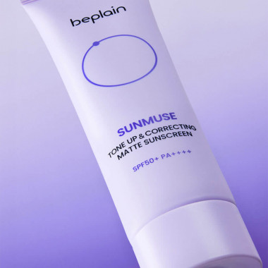 Тонирующий крем для лица SPF 50+ PA++++ BEPLAINSunmuse tone up & correcting sunscreen