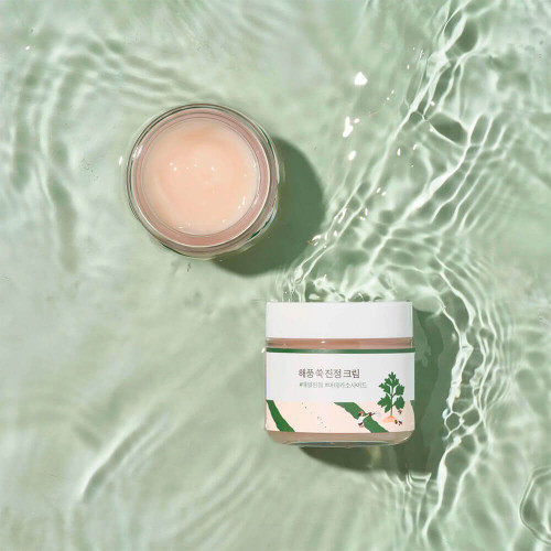 Лёгкий успокаивающий крем с полынью Round Lab Mugwort Calming Cream